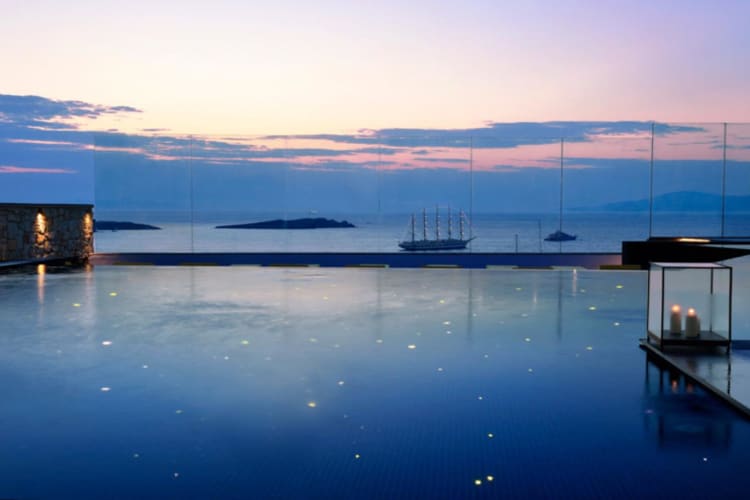 Infinity pool and view